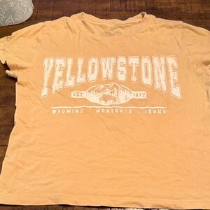 Yellowstone Adventure Tee - Light Brown